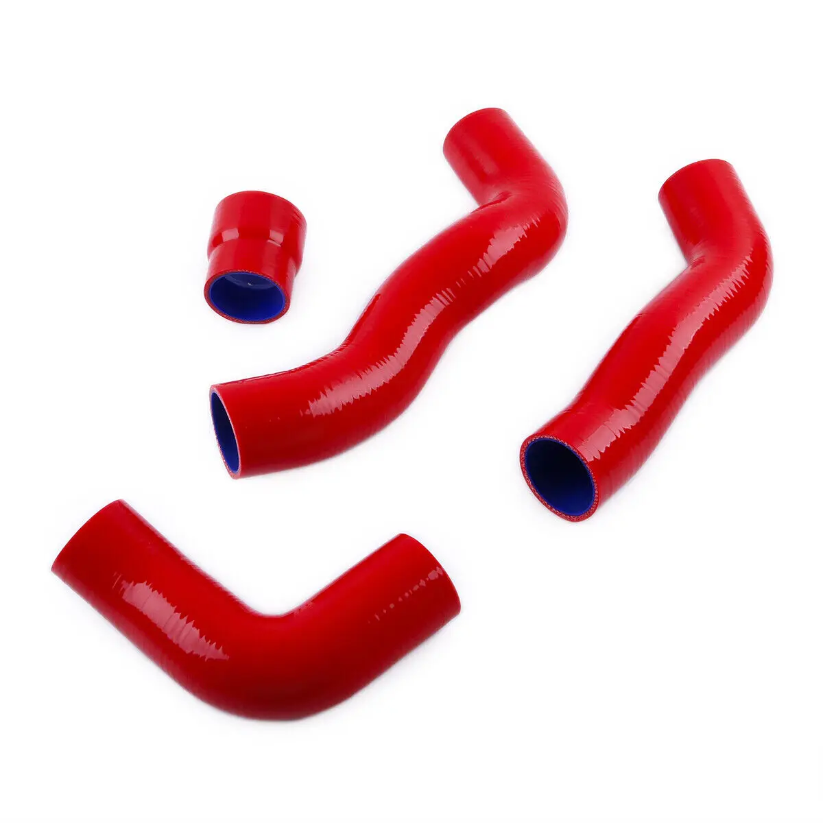 4PCS 4PLY Silicone Intercooler Turbo Boost Tube Pipe Hose Kit For 2015 2016 2017 Honda Civic Type R FK2 Replacement Auto Parts