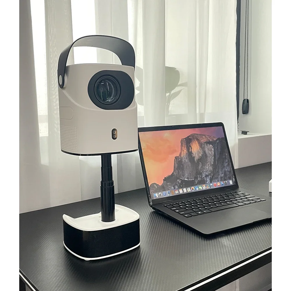 

Projector Tripod HiFi Speaker 3 IN1 240 ANSI Smart Projector With Wifi 6 Android 11 Home Outdoor Cinema Portable 4K Projector