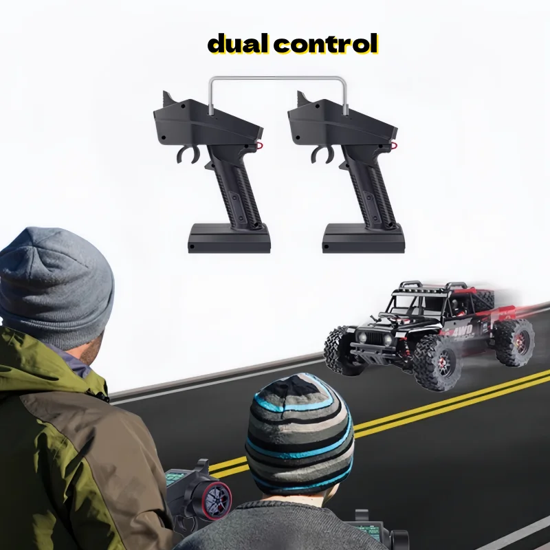 HOTRC 8 canali pistola di controllo CT-8A modello di auto e barca schermo a colori telecomando 2.4G arrampicata deriva auto ricevitore F08A