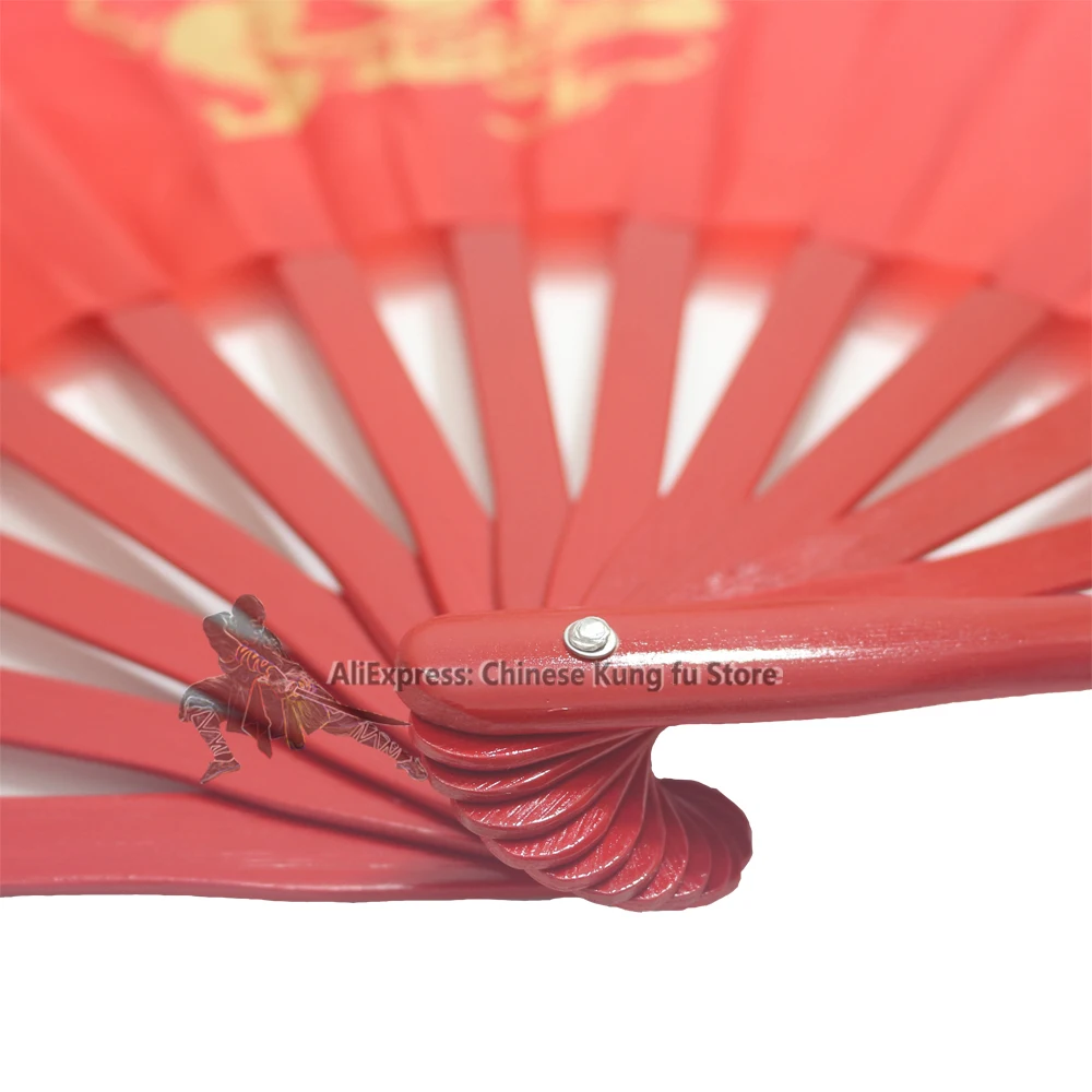 High Quality Beautiful Tai chi Fan Martial arts Kung fu Fans Chinese Bamboo Fans 34cm