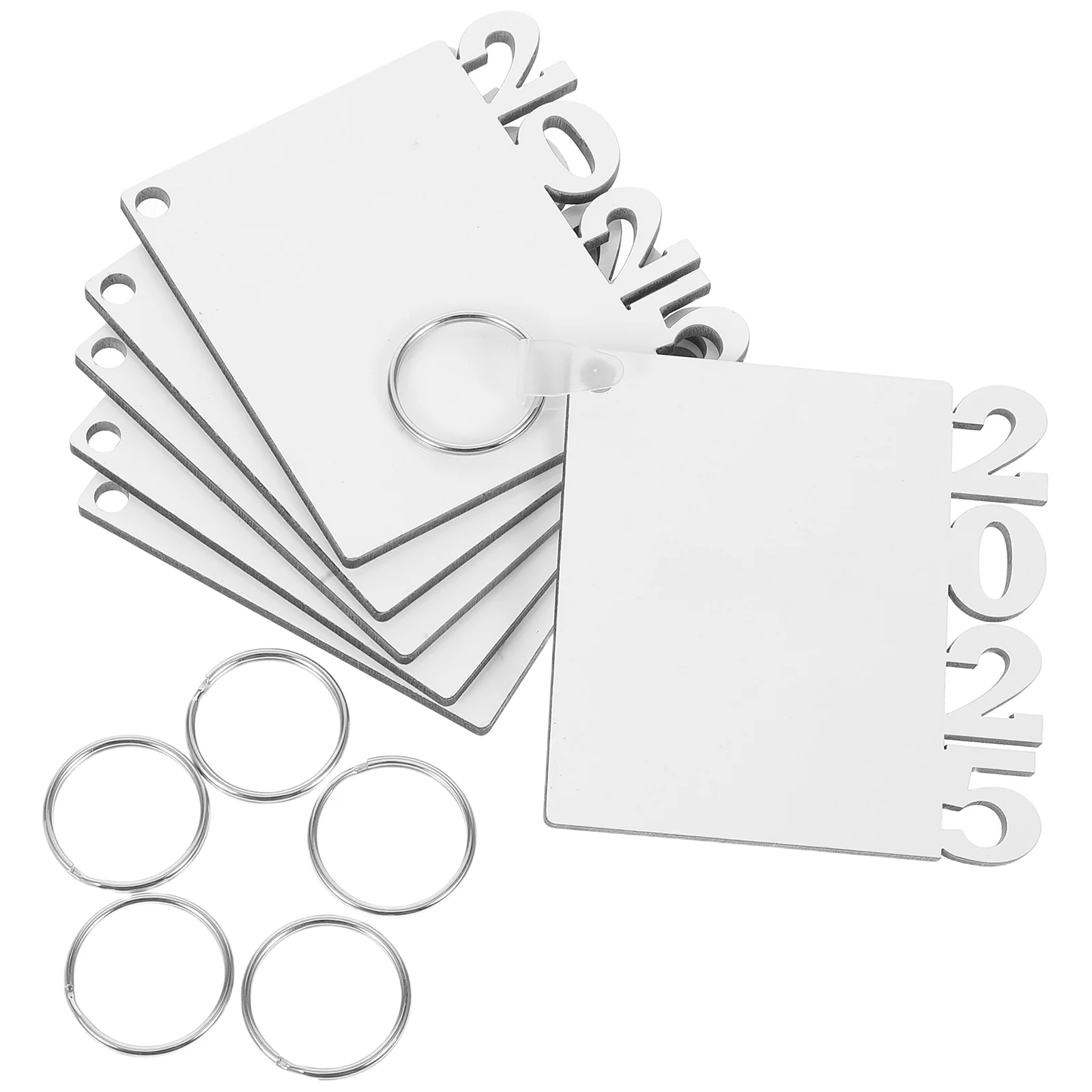 

2025 Graduation Picture Frame Heat Transfer Key Chain Sublimation Blanks Pendant
