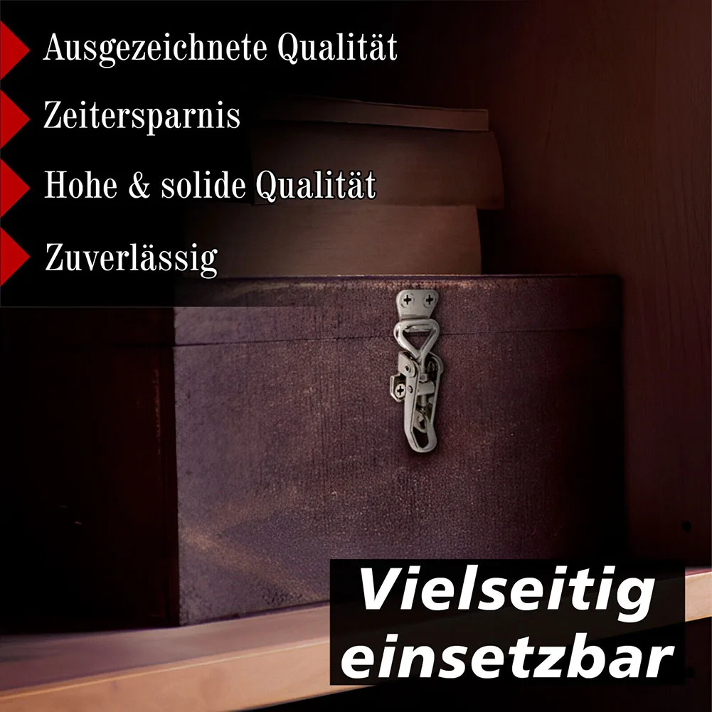 캐비닛 래치 걸쇠 토글 래치 스프링 장착 클램프 박스 걸쇠 버클 트렁크 래치 캐치 자동 잠금 조절 가능 38-50mm