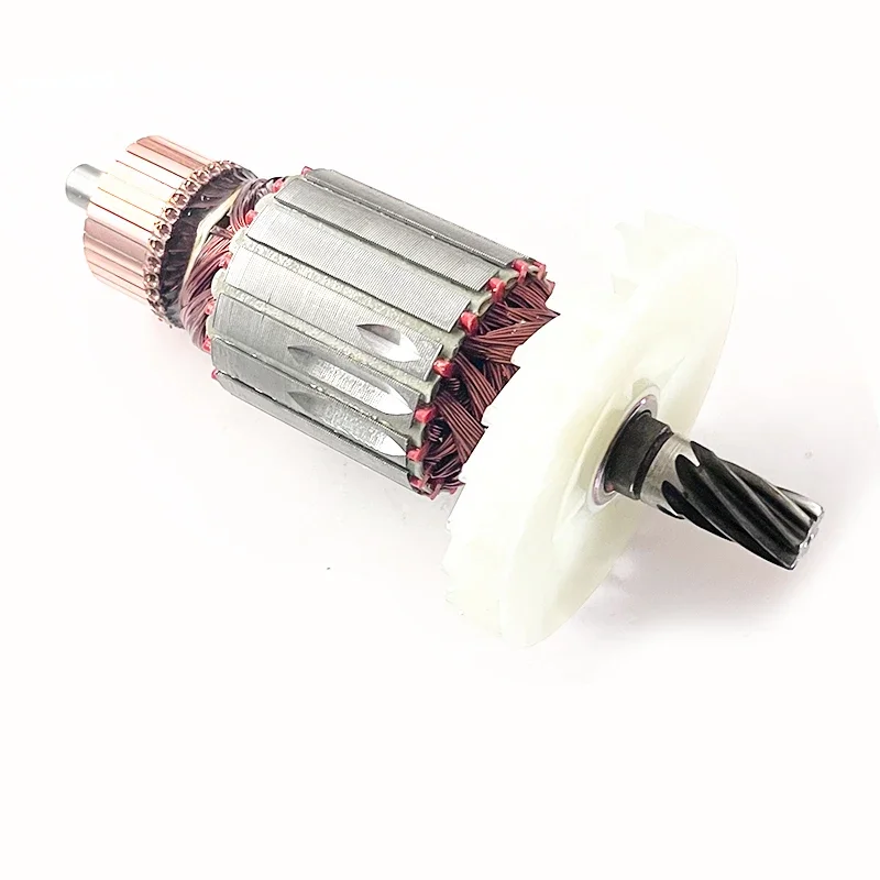 AC220-240V Rotor for Hitachi C9 9 inch Circular Saw Cutter Motor 8 teeth Armature Rotor Anchor Replacement Stator Parts