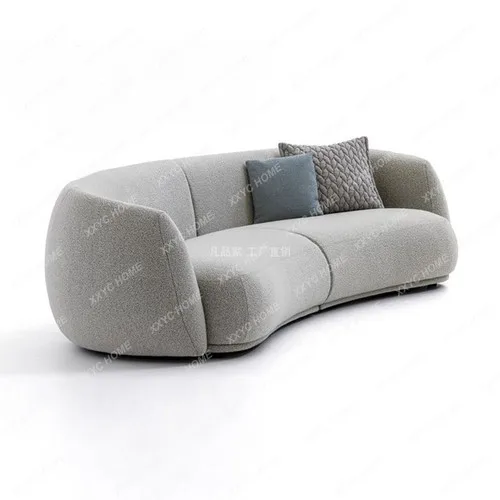 Lambswool Couch Special-Shaped Sofa Clothing Store Exhibition Hall Furniture Villa Living Room Sofa Arc Leisure Chair furniture