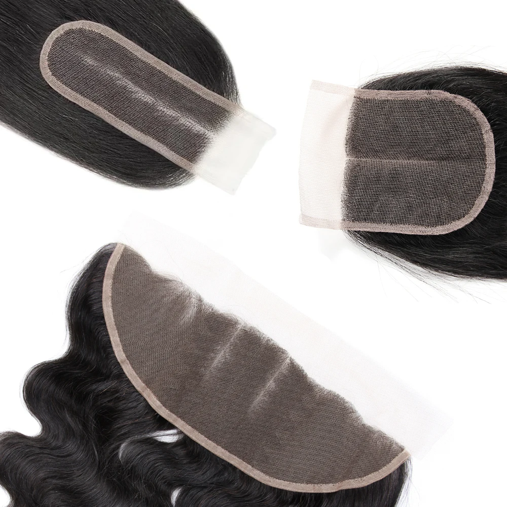 3pcs Dark Brown/ Transparent  Ventilating Hair Net For Making Frontal Closure Wigs Swiss Lace Hair Net