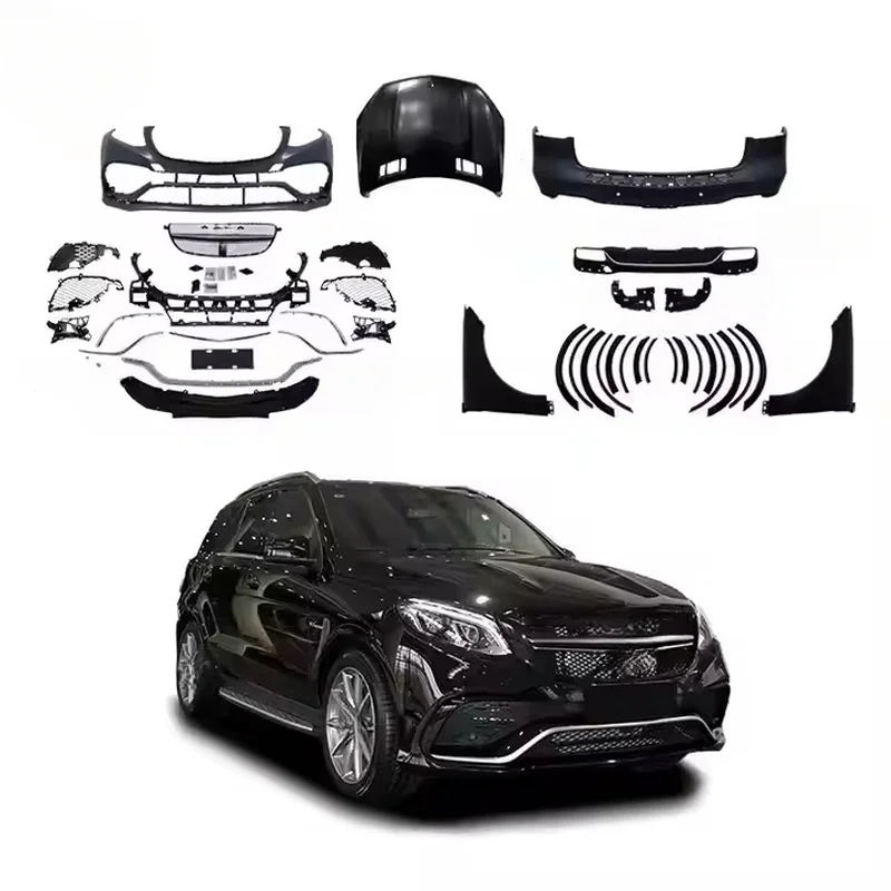 High Quality GLE63 Facelift Body Kit Front Bumper For ML W166 ML300 ML350 ML450 Old To New Upgrade Parts