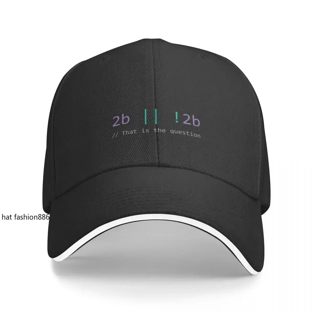 2b !2b - That is the question Baseball Cap hard hat Sunhat Men's Women's