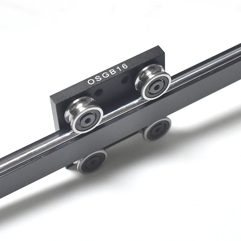 16 مللي متر ثنائي المحور دليل خطي OSGR16 الأسطوانة المنزلق 300 400 500 600 700 800 9001000 1100 1200 1400 مللي متر OSGB16 عجلة كتلة طابعة ثلاثية الأبعاد