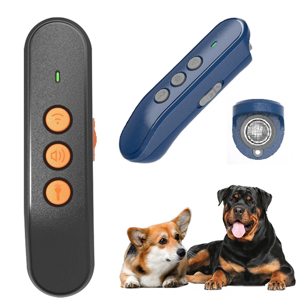 USB Ultrasonic Dog Repeller Portable Dog Anti-Barking Device Bark Preventer Ultrasonic Training Assistance Equipment for Dogs