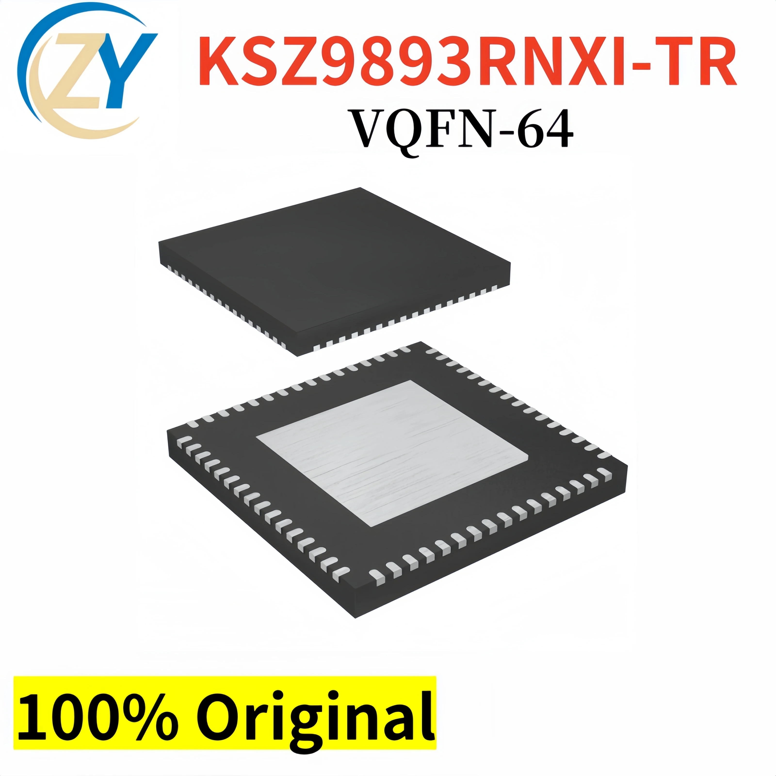 KSZ9893RNXI-TR Ethernet ICs KSZ9893RNXI, VQFN-64, KSZ9893, 100% Original y en Stock