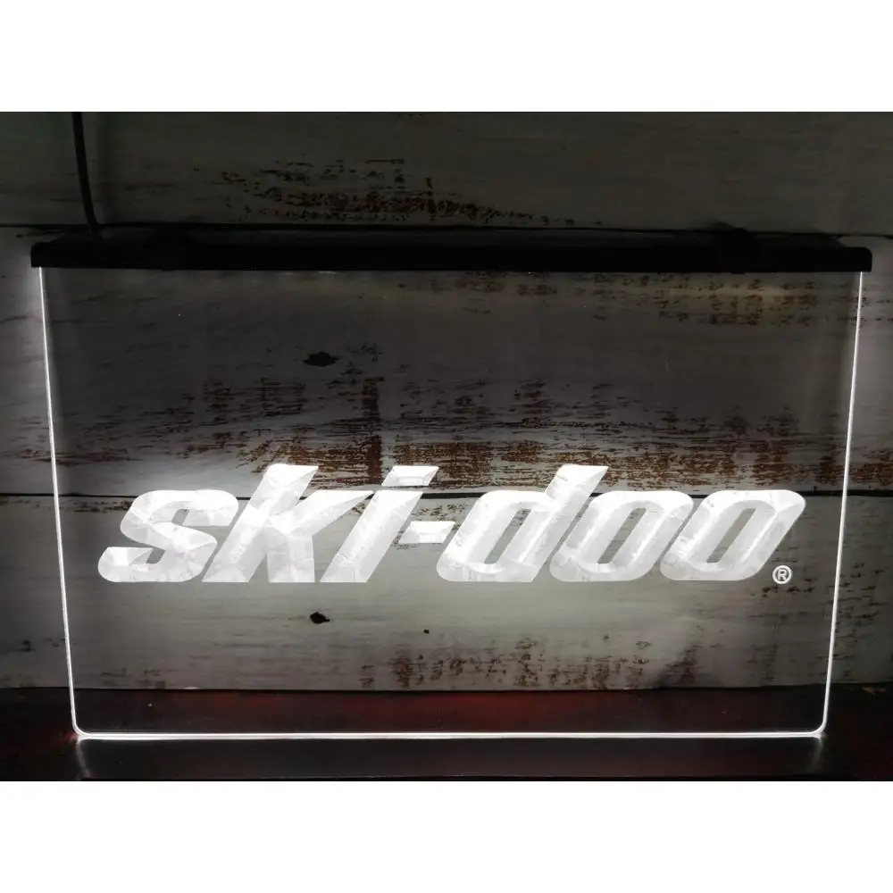 ski-doo Snowmobiles 3D Carving LED Neon Sign Wall Art for Home,Farmhouse,Room,Bedroom,Office Decor,Unique,Eye-catching