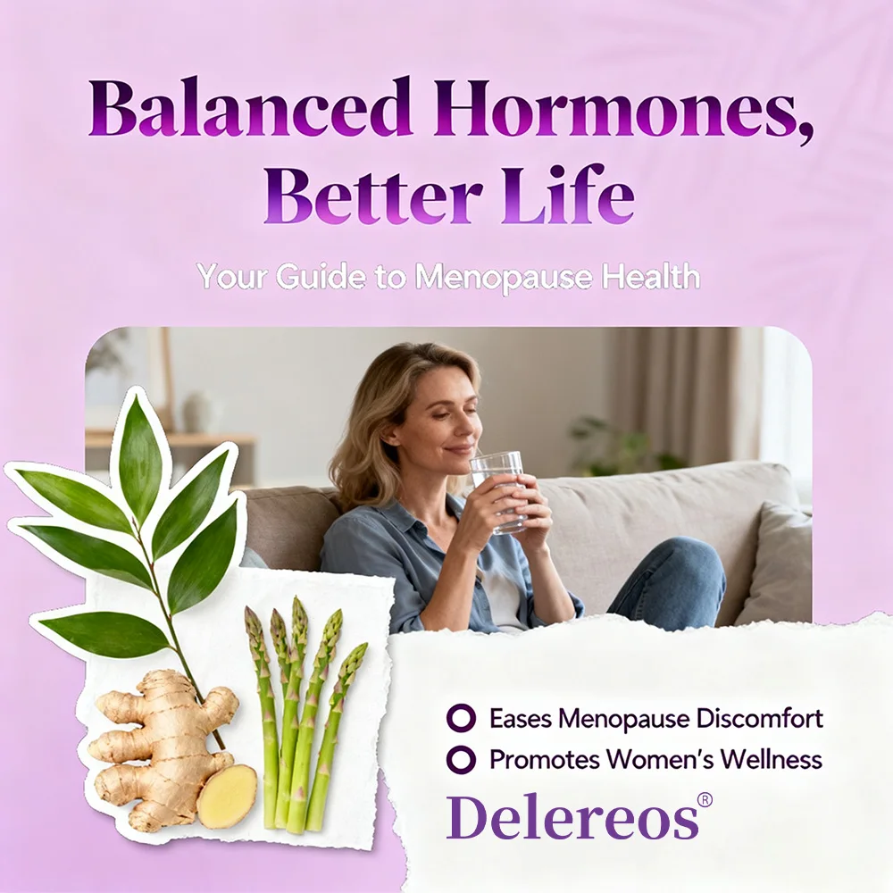 Hormone Balance Supplement, for Balances Estrogen, Stress Relief, Boosts Energy & Mood, Metabolism, Vegan