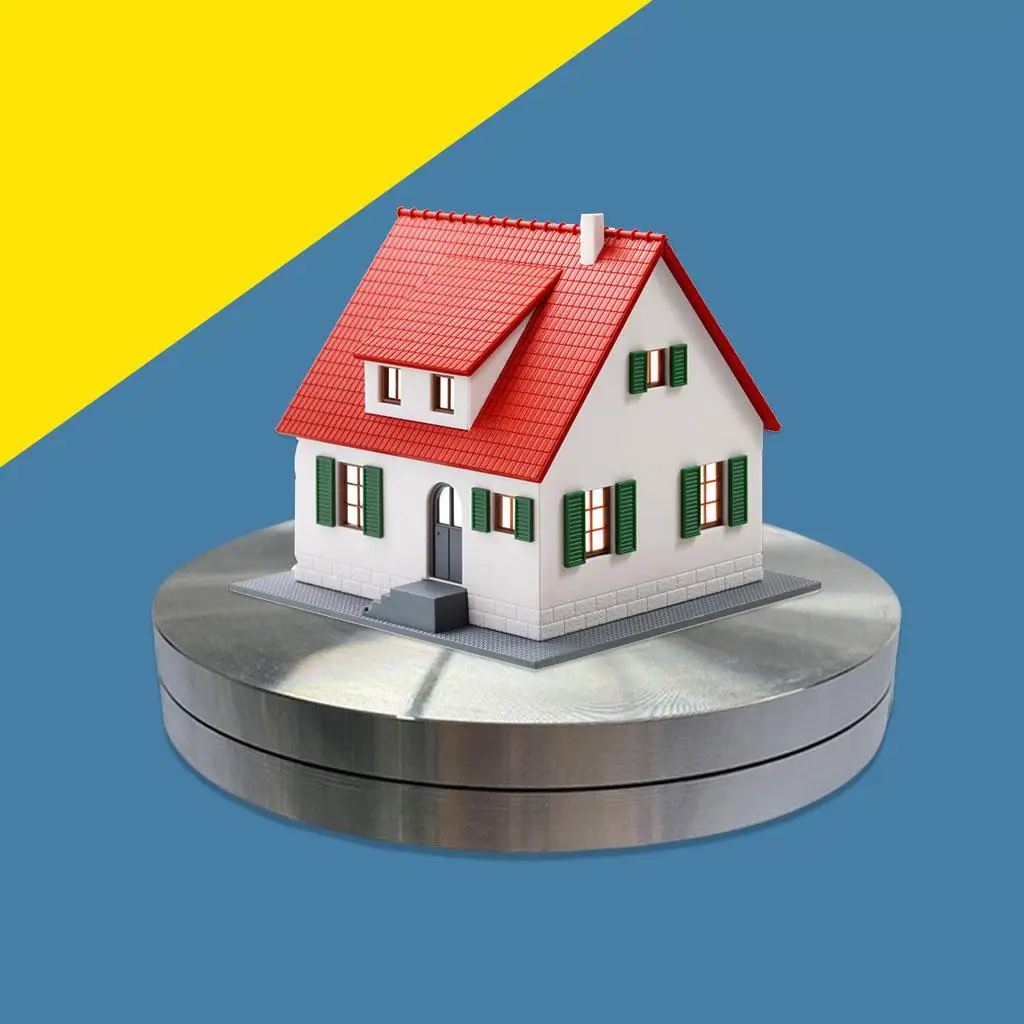 

Smoothly Rotating Display Stand Base Aluminum Alloy 360 Degree Turntable Tray for Cake Decoration Jewelry Shop Display