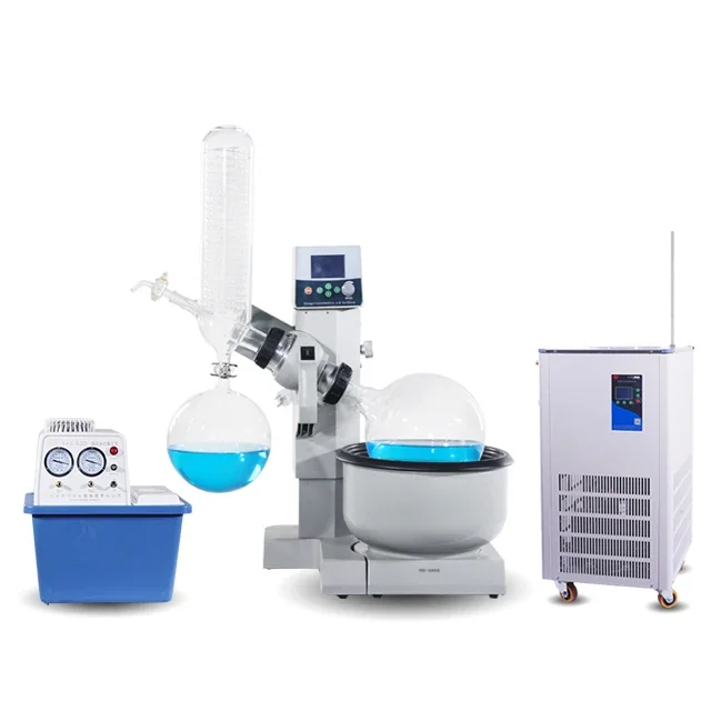 

YUHUA Corrosion proof Electronic speed control rotating Rotary evaporator 5l for school laboratory with vacuum pump