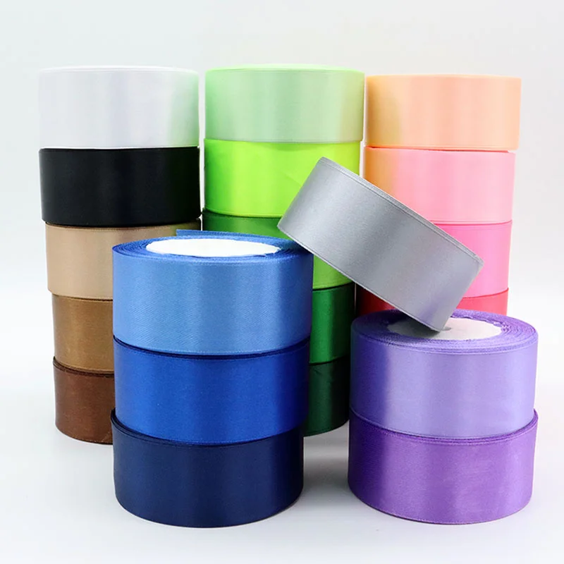 22Meter 6mm 10mm 15mm 20mm 25mm 40mm 50mm Satin Ribbon Wedding DIY Bows Crafts Printed Ribbons Gift Sewing Clothing Lint Decor