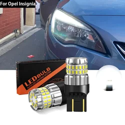 2x 6000K White High Power XBD Chips LED Front Parking Light & Day Time Running Light DRL Light Source For Opel Insignia