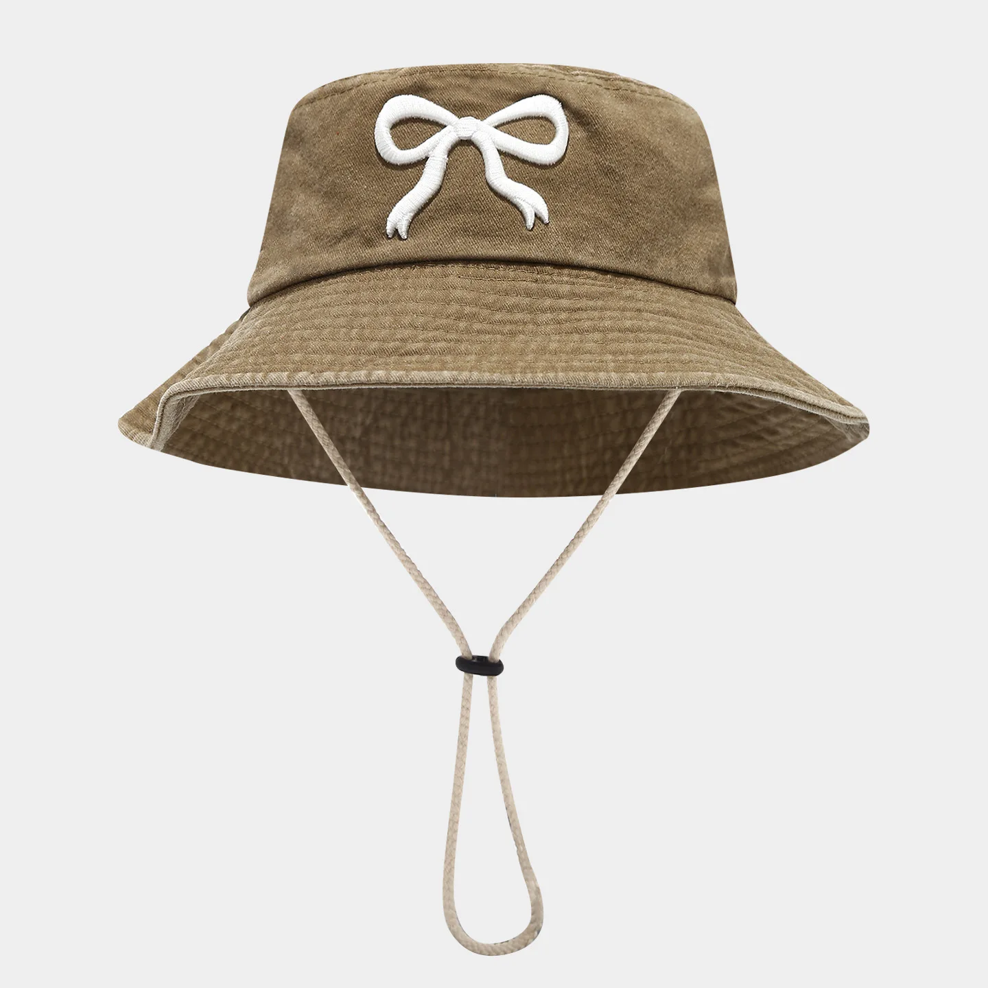 

Bucket Hat Denim Jeans Women Wide Brim Sun Protection Strap Cowboy Cap Accessory For Fishing Climb Summer Outdoor