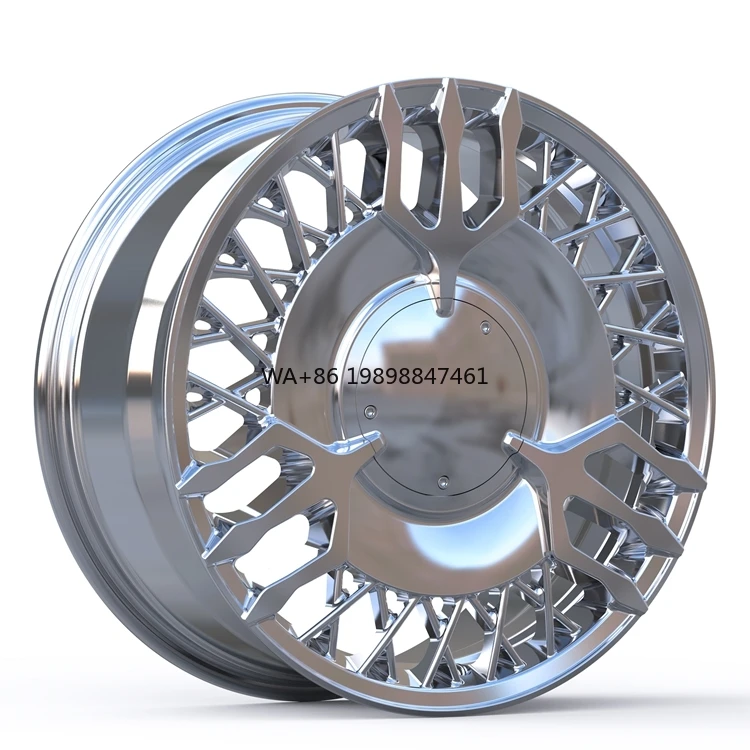 

Hot Selling 20 Inch Sport Style Forged Aluminum Rims in Gold Finish with 25mm-40mm Spokes New Condition Passenger Car Wheels