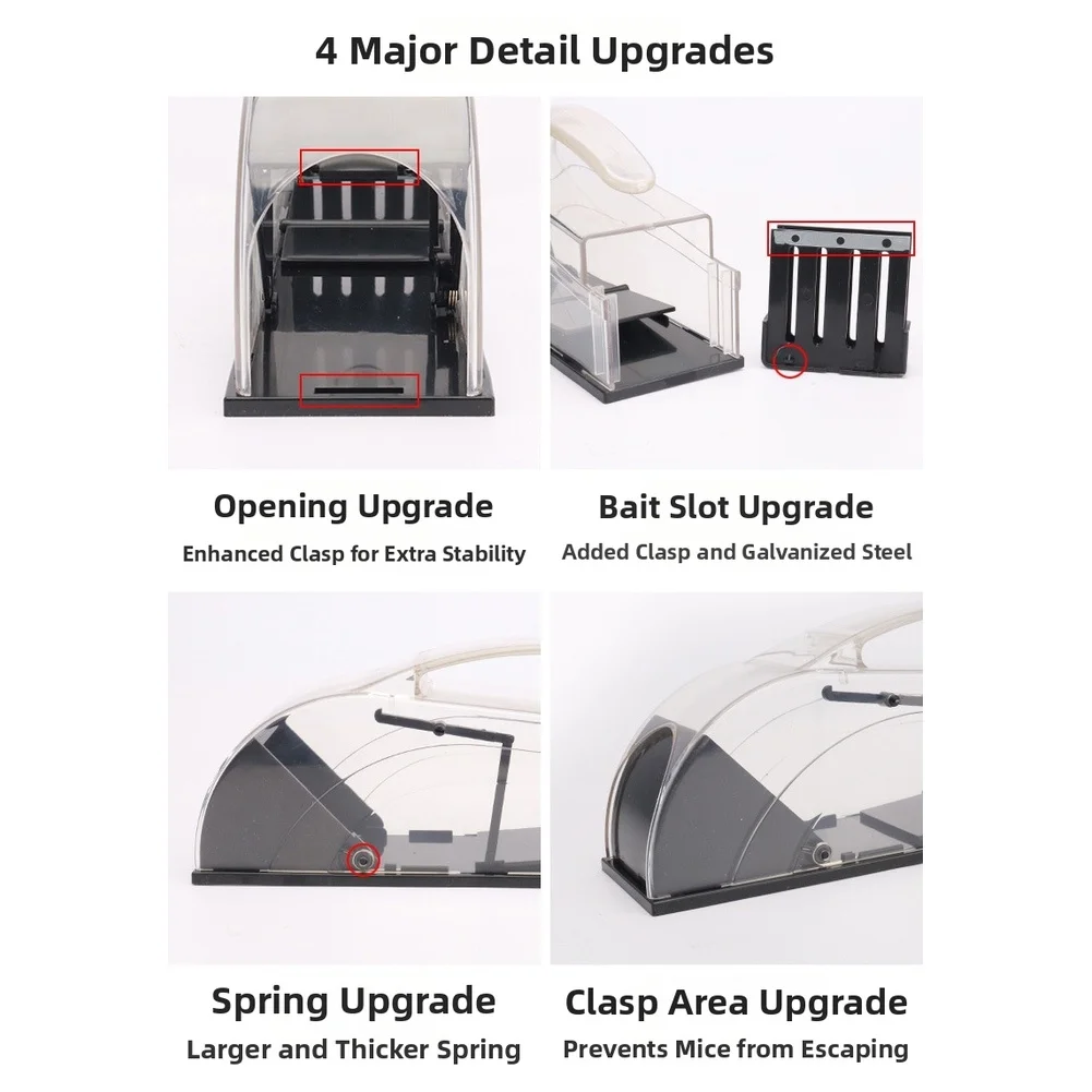 

Автоматическая ловушка-перевертыш для животных для использования дома, портативная, легкая конструкция, автоматический механизм переворачивания