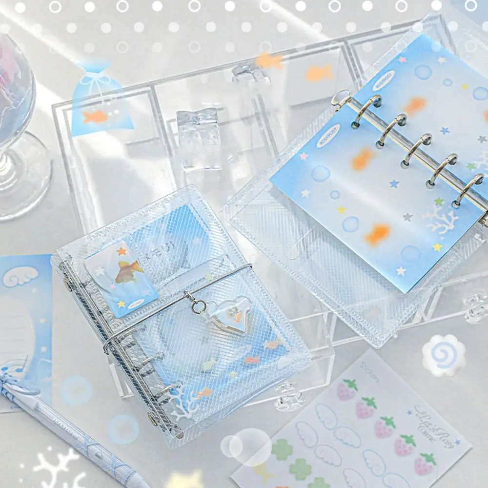 Stationery Cartoon Loose-leaf Notebook Mini Twill Hand Account Book Binder Portable Hand Ledger School