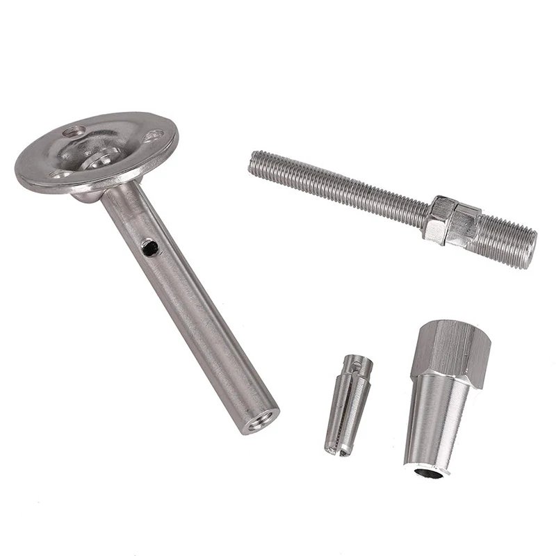 Stainless 316 Adjustable 3mm/4mm Wire Rope Invisible Receiver Stud Cable Railing Threaded Terminal Swivel End Fitting Tensioner