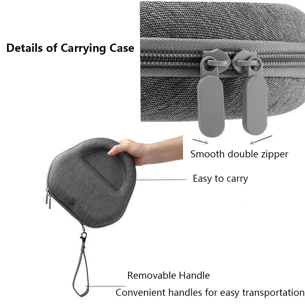 حقيبة سفر محمولة لأجهزة Apple AirPods Max تدعم وضع النوم وحقيبة تخزين منظمة صلبة لأجهزة AirPods #3