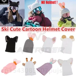 Ski Helmet Cover Personalized Cute Snow Helmet Cover Cartoon Single Board Double Board Helmet Knitted Cover