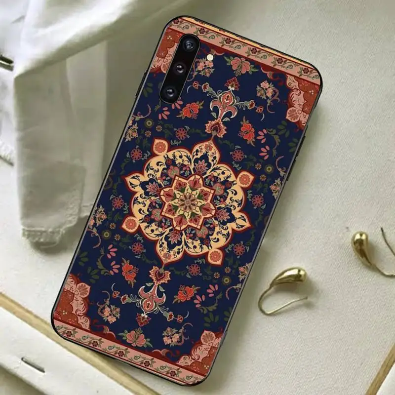 Persian carpet Floral pattern Phone Case for Samsung A51 A30s A52 A71 A12 for Huawei Honor 10i for OPPO vivo Y11 cover