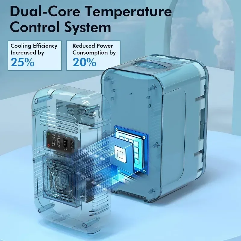 Mini Fridge Mini Fridge for Bedroom Skincare Fridge Small Refrigerator Portable Mini Refrigerator for Office Dorm Car