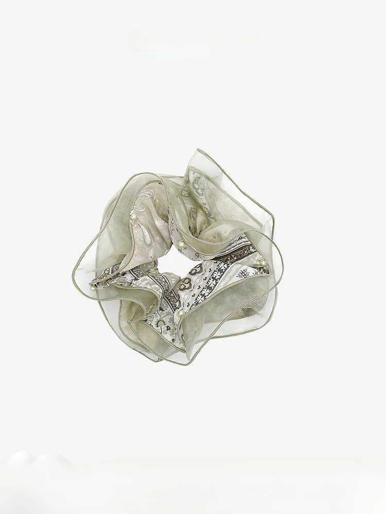 floral-shiny-hair-ties-original-design-lightweight-silk-elastic-hair-bands-for-spring-summer-fashion-accessories