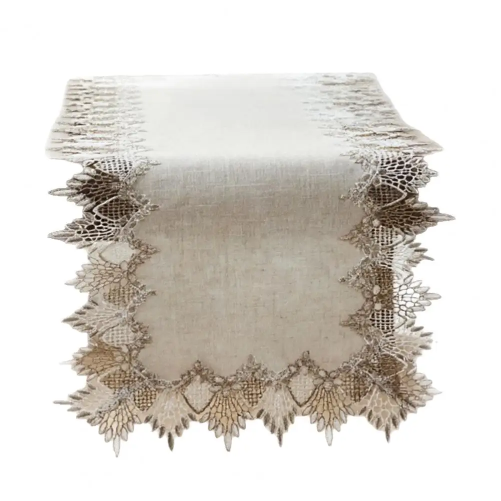 Wedding Table Runner Boho Table Runner Vintage Lace Table Runner Rustic Boho Embroidered Cloth Wedding Bridal Shower Baby Shower