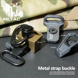 Airsoft QD Sling Swivel Mount Adapter Tactical Rail Sling Quick Release Button For MLOK A 20MM Shoulder Strap Mount Accessory