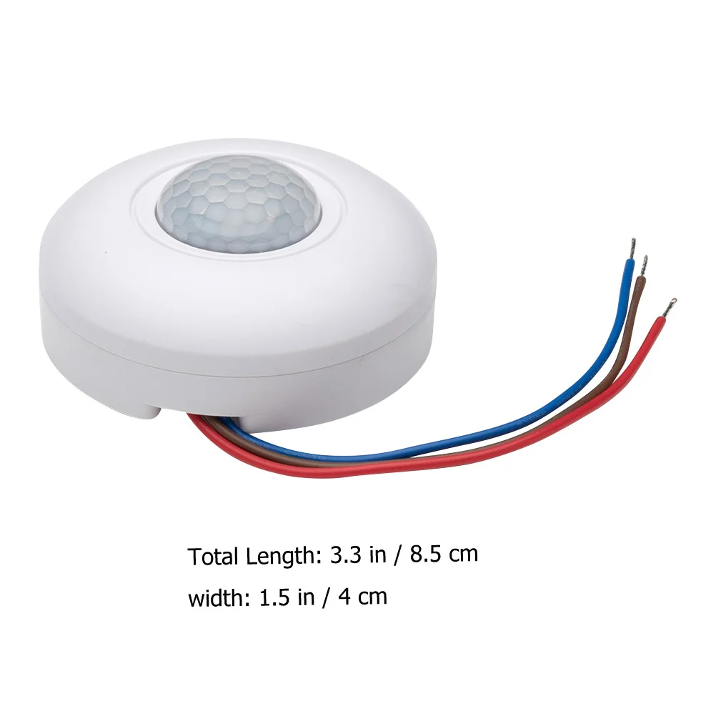 Pir Motion Ac85V-265V montado no teto para sensor de controle automático de iluminação interna e externa