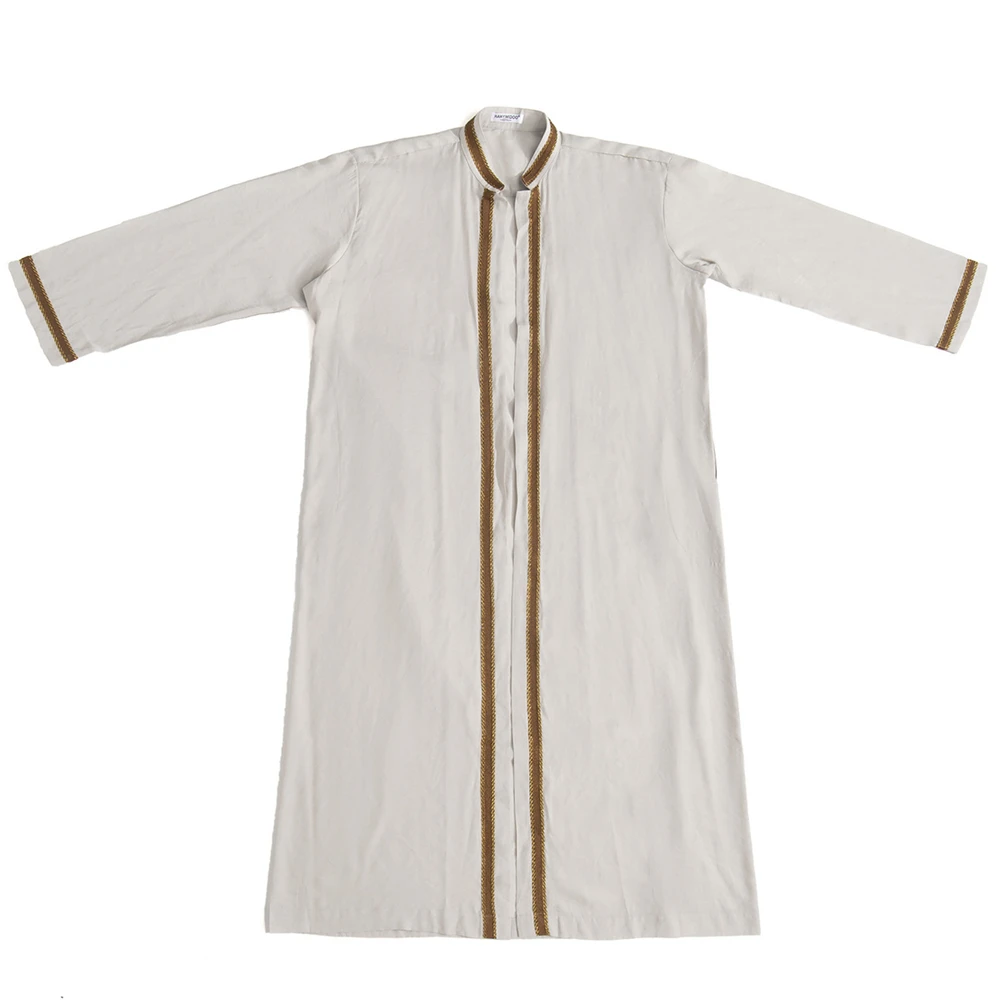 Men Muslim Robes Islamic Clothing Dubai Arabic Abaya Kaftan Eid Mubarak Prayer Maxi Jubba Thobe Man Traditional Costume Kimono