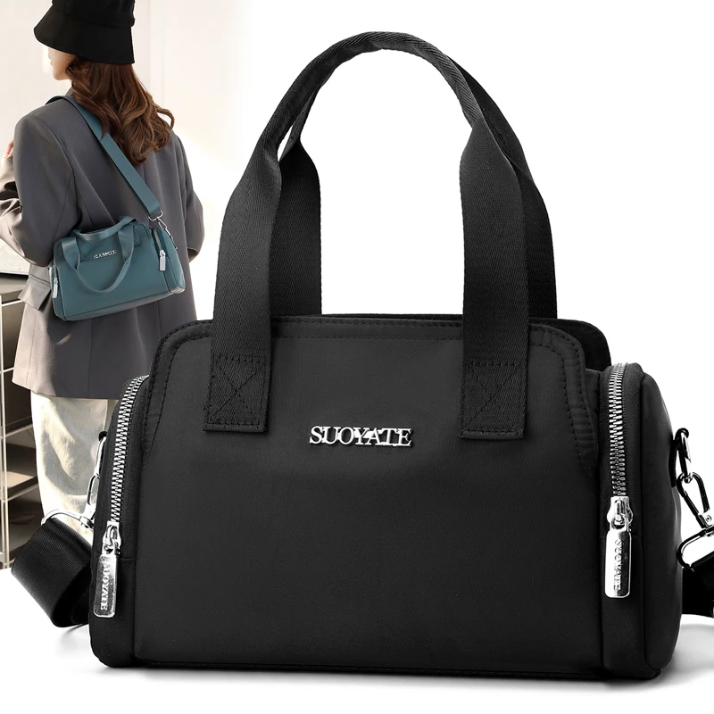 

Trendy Nylon Crossbody Bag for Women Waterproof Shoulder Bag Lightweight Zipper Purse for Daily Small Totes Handbags and Purses