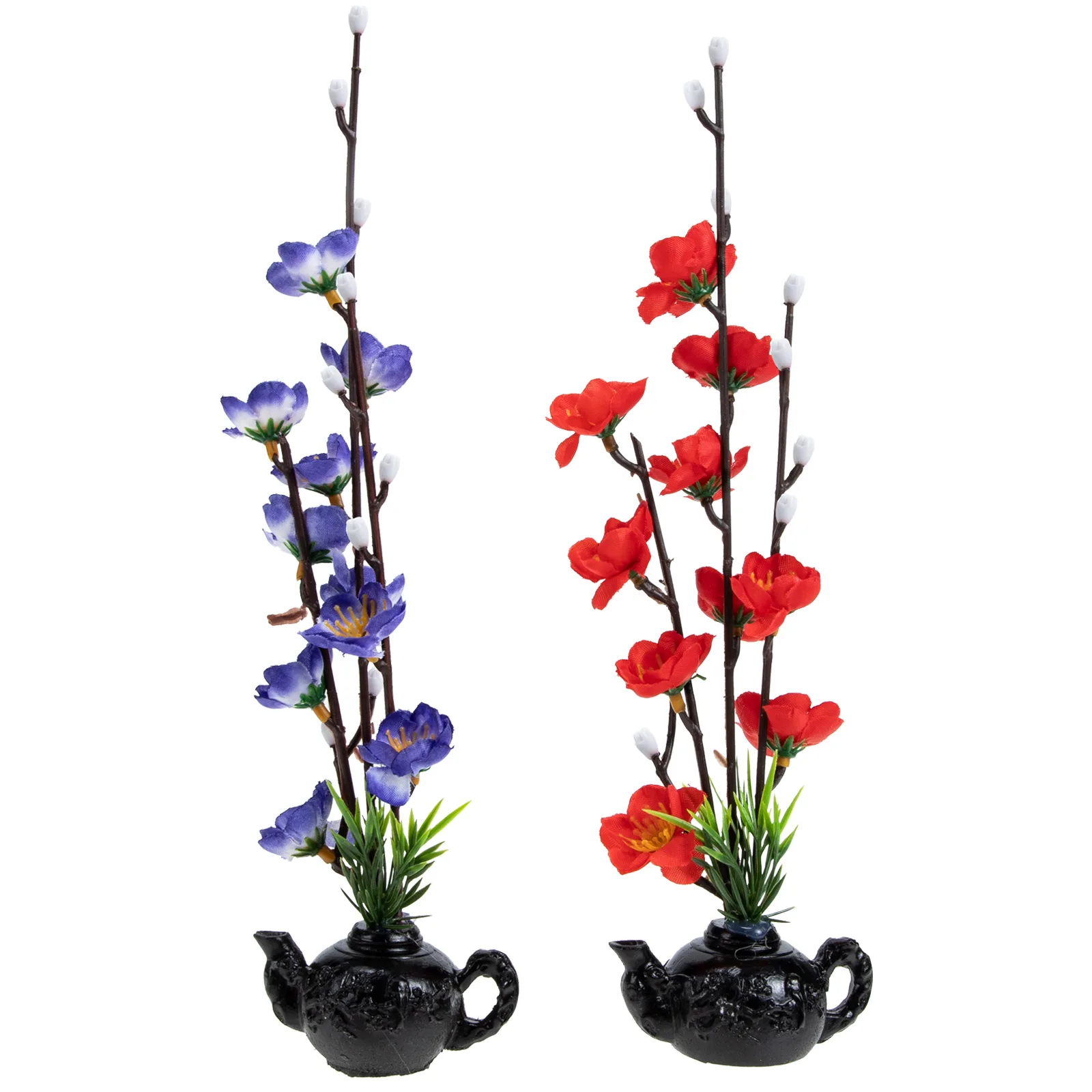 

2Pcs Artificial Flower Ornament Sushi Plate Decor Unique Design Japanese Cold Dish Decoration Reliable Performance Plates
