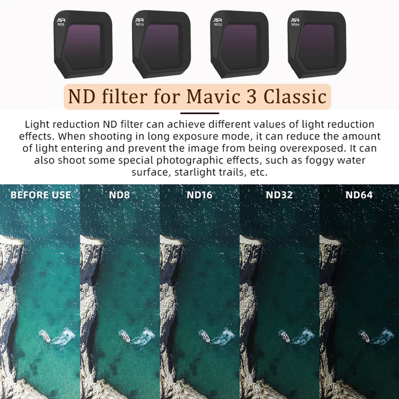 ل DJI Mavic 3 الكلاسيكية الطائرة بدون طيار Gimbal عدسة تصفية UV/ND 8/16/32/64/256/1000 باهتة تصفية NDPL/CPL/ليلة/نجمة مرشحات الملحقات