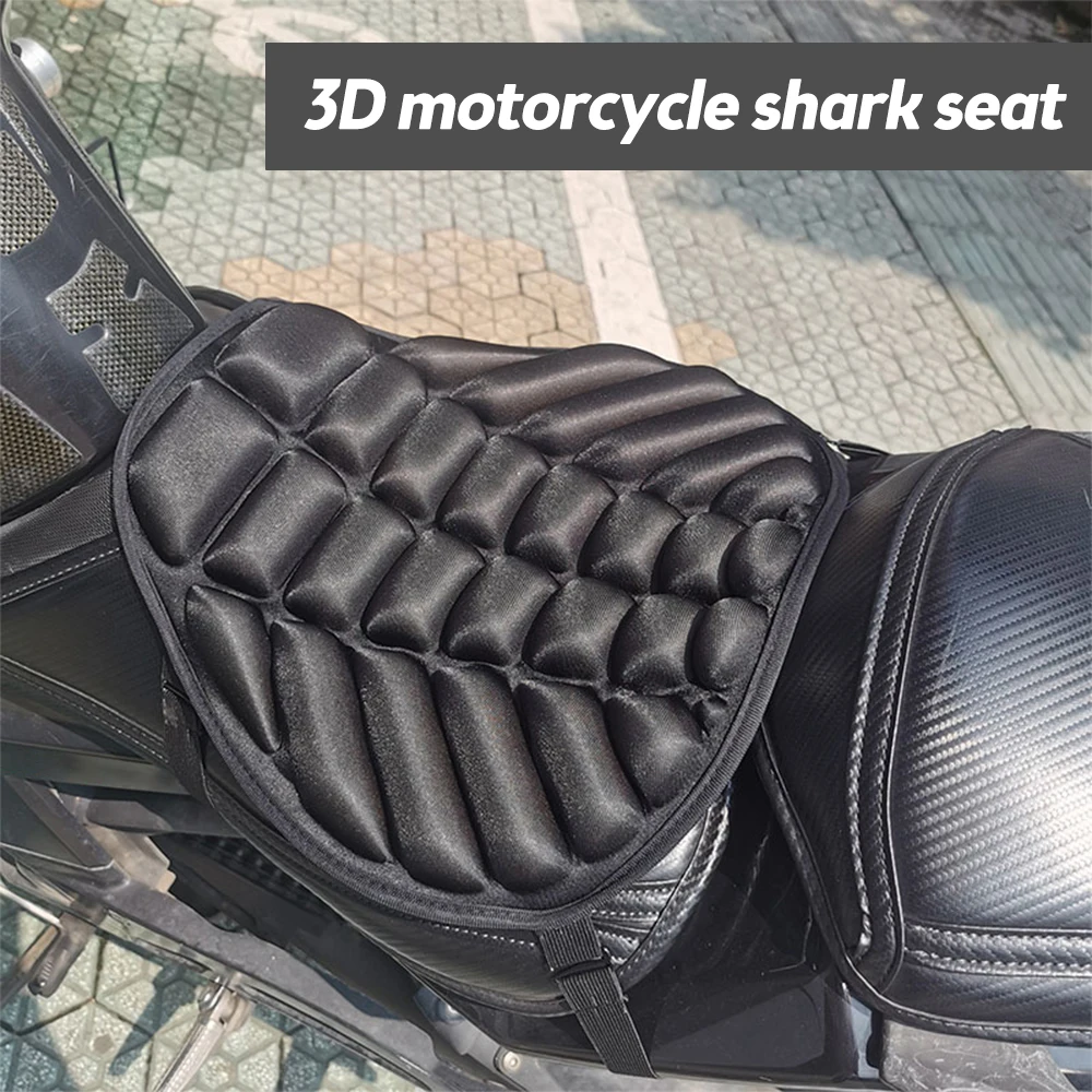 Nueva funda de asiento de motocicleta almohadilla de aire cojín de asiento de aire de motocicleta protector de alivio de presión universal asientos de gel de motocicleta