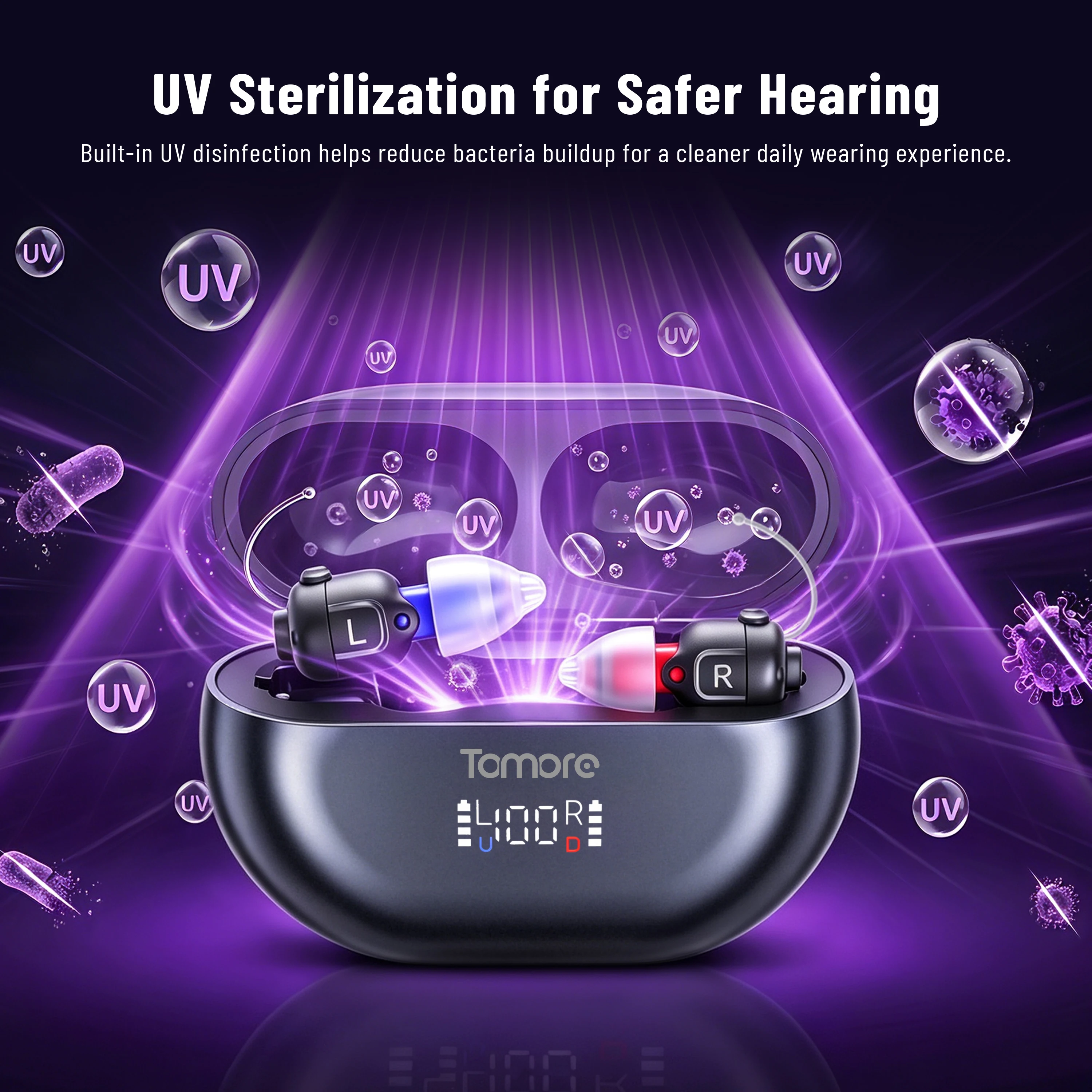 Hearing Aids CIC Rechargeable Digital Small Size Factory Direct Sale Hearing Device for Hearing Impaired Wholesale Factory Price