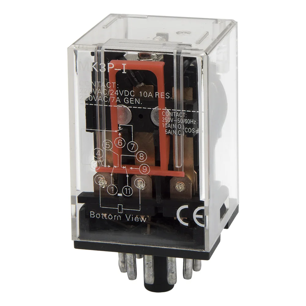 MK3P-I electromagnetic relay MK3P MK3P-I series power relay AC 380V 220V 110V 24V DC 24V 6V