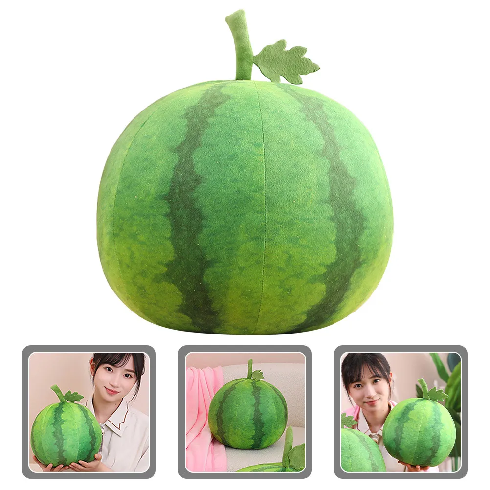 

Watermelon Pillow Simulation Stuffed Fruit Cotton Hugging Nap Throw Pillow Cartoon Decorative Sofa Cushion Gift