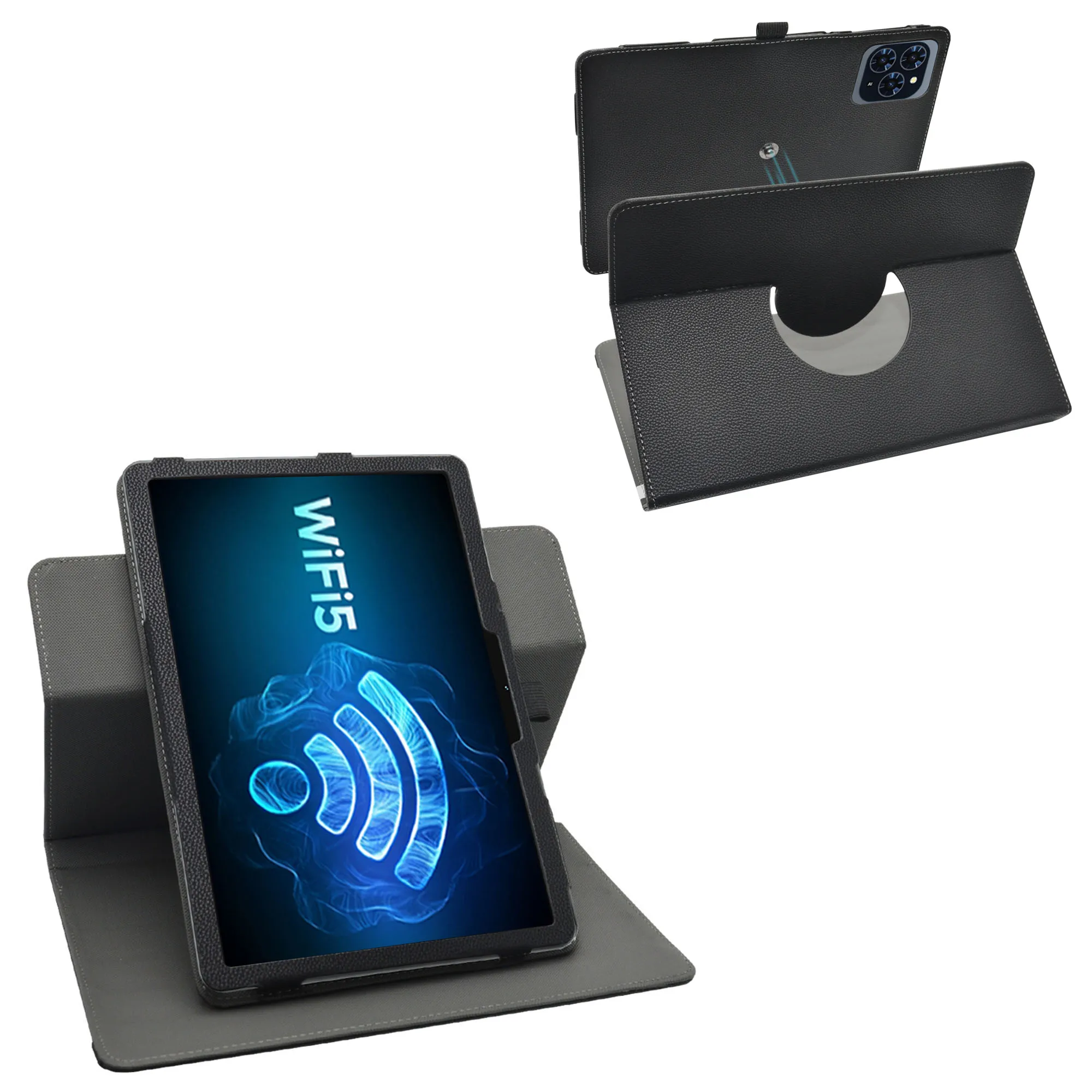360 Degree Rotary Rotating PU Leather cover，Rotary Rotating Case for TOPWHA M901 11 Tablet