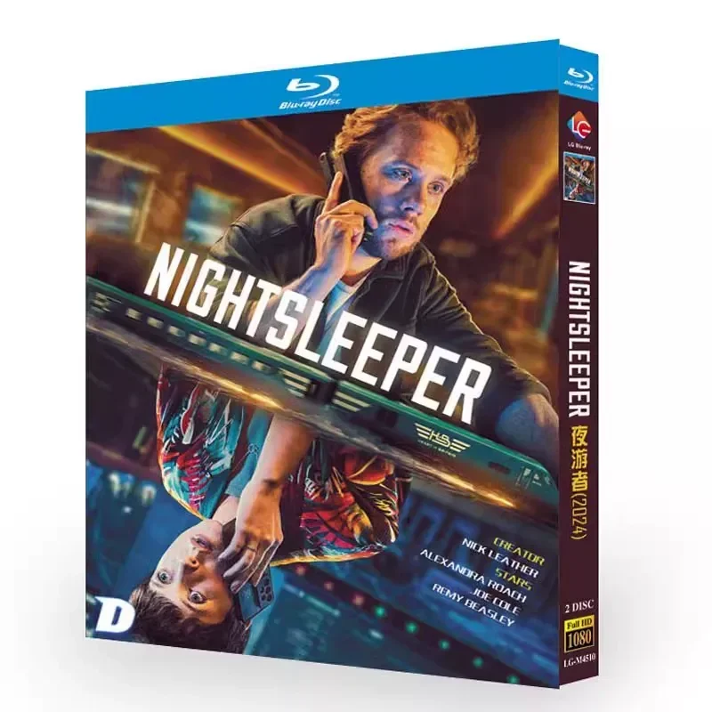 

BD Blu-ray high definition horror American drama Nightsleeper 2 disc box
