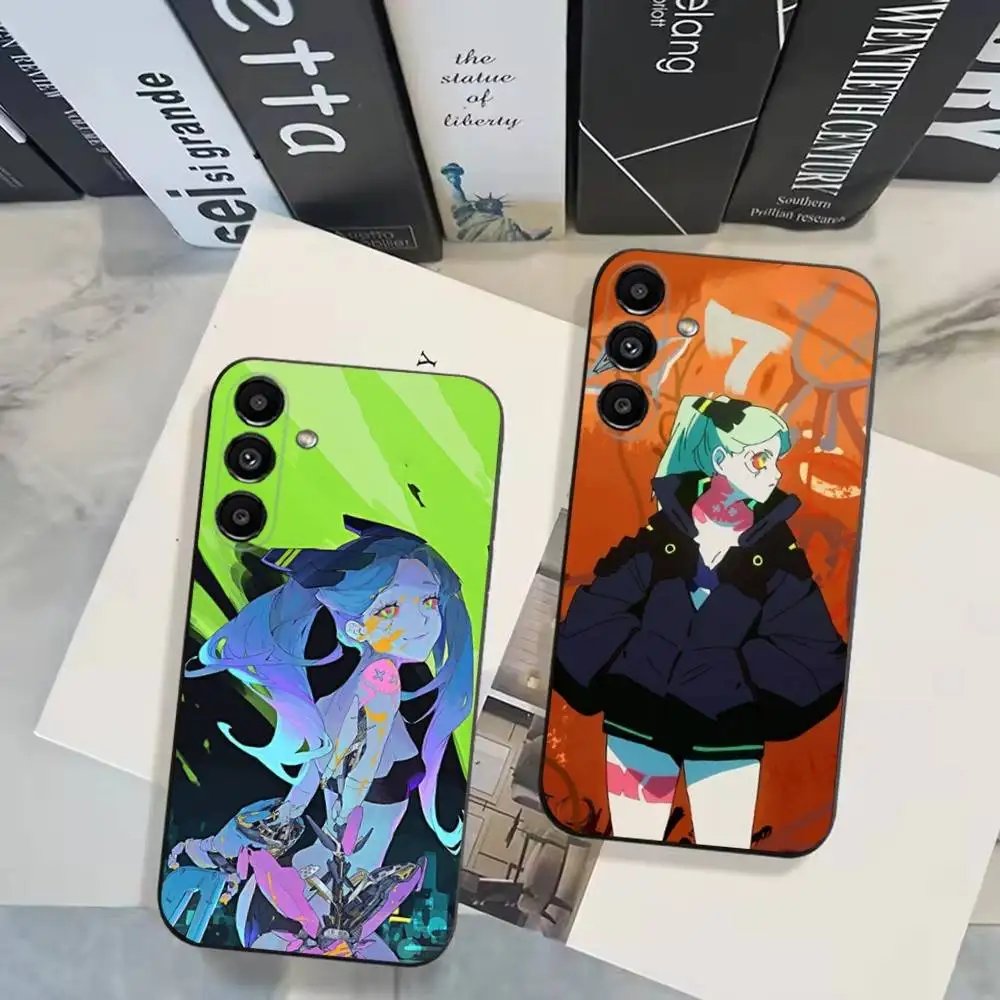 

Rebecca C-Cyberpunk E-Edgerunners Phone Case For Samsung Galaxy A20,A21s,A22,A31,A32,A52,A53,A72,73,A80 Soft Black Cover