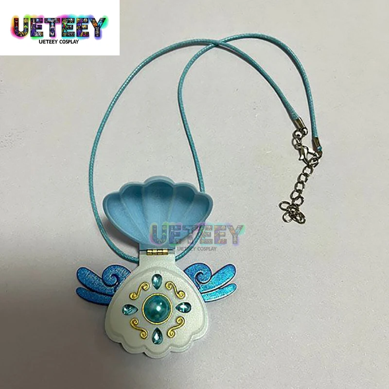 Mermaid Melody Pichi Pichi Pitch shell Pendant Necklace for Women Girls Lucia Rina Toin Hanon Hosho Noel Cosplay Jewelry Gifts view 3