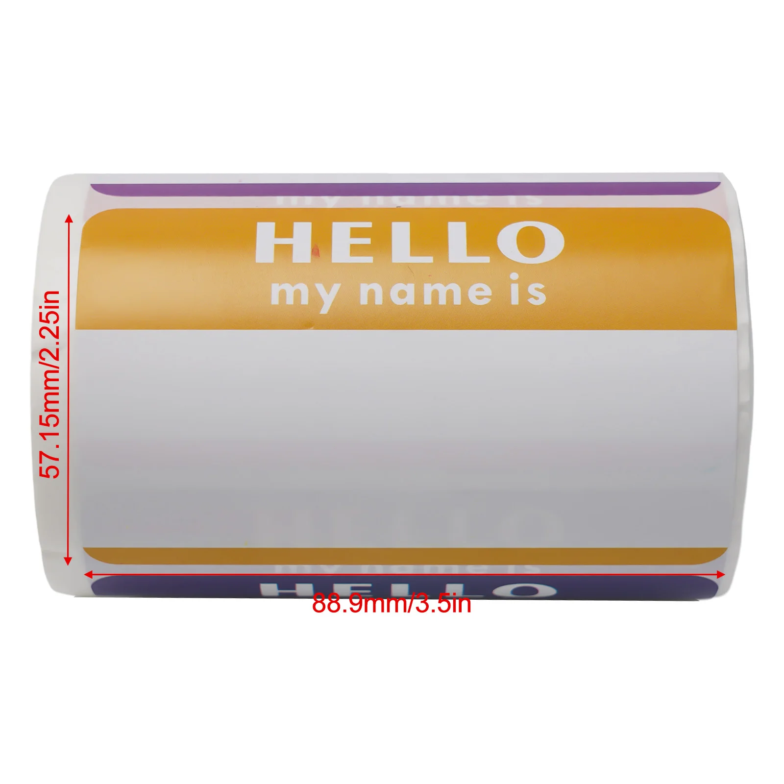 1 Roll/300Pcs Name Tags Stickers 