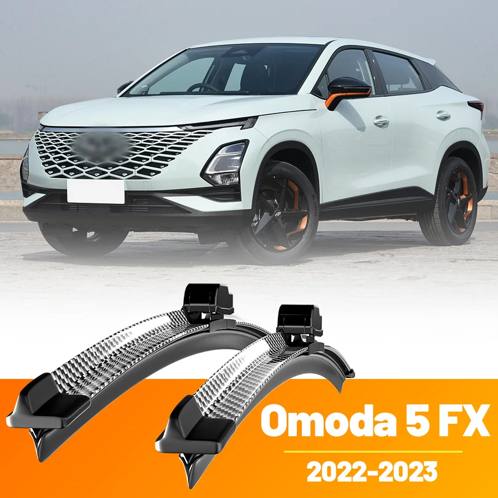 2 Stück Frontscheiben-Scheibenwischerblätter, Kohlefaser-Wischer für Chery Omoda 5 FX 2022–2023