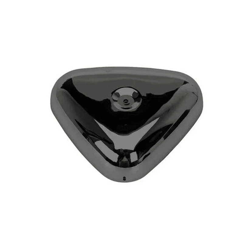 الكروم/أسود ABS دراجة نارية منقي هواء مبيت مرشح التدفق العالي غطاء لهوندا الظل VT600 Steed 400 VLX 600 1988-1998 #6