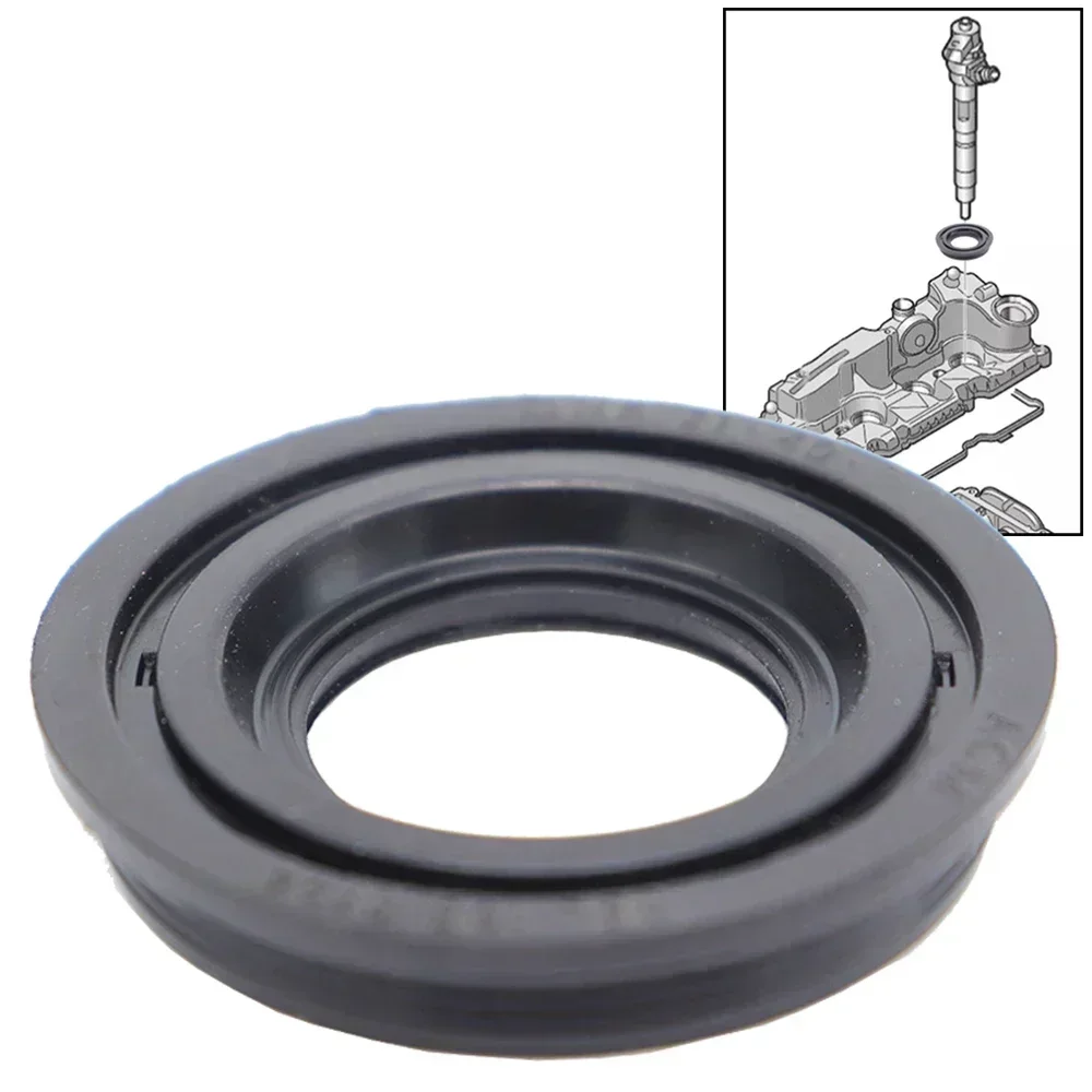 8Pc Fuel Diesel Injector Seal Ring For VW Amarok CC Caddy Crafter EOS Golf Mk6 7 Passat Polo Scirocco Valve Gaskets Holder Cover