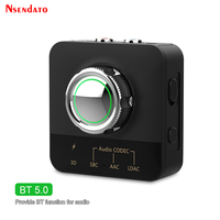 Compatible-Bluetooth 5.0 Audio Receiver LDAC AAC SBC 3D Wireless Adapter Dongle 3.5mm Jack Aux RCA Handsfree For Car kit Speaker